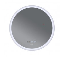 Дзеркало R800 Mixxus PLAIN MC10-80 з Led Touch, Anti-fog, димером, регулятором яскравості, годинником (MI6932)