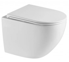 Унітаз підвісний Mixxus PREMIUM ELLIPSE-0308-T3 490x360x365mm, система змиву TORNADO 3.0