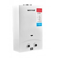 Газова колонка MIXXUS GWH-0110 BASIC WHITE димохідна 10 л/хв (колір білий) (WH0022)