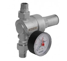 Редуктор тиску з манометром "мембранний" Koer KR.1239 - 1/2" (KR4971)