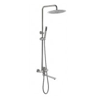 Душова система WEZER LIL16-18  3х фунц. із нерж. сталі Ø35 (сатин) {6/1}