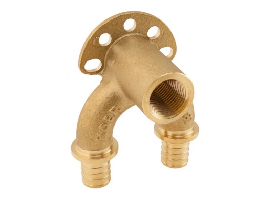 KOER Кутник настін з наскрізн.проход.та ВР Koer KA.LW16-06F-16 (KR4882)