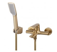 KOER Змішувач для ванни з коротким виливом Koer KB-40028-12 Золото матове (KR5307)