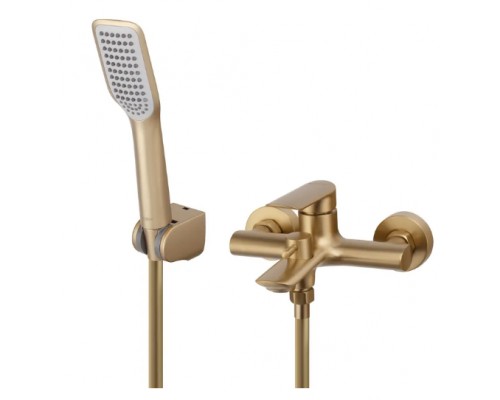 KOER Змішувач для ванни з коротким виливом Koer KB-40028-12 Золото матове (KR5307)