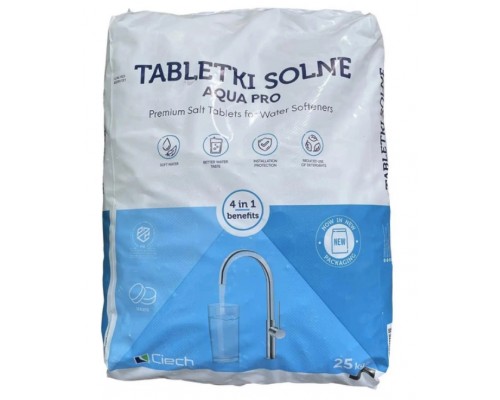 Сіль таблетована Ciech для систем очищення 25 кг Польща