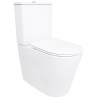 Унітаз підлоговий Arvin Ultra Quiet 630×350×795 мм, White, з сидінням QTARV27W49259 Qtap