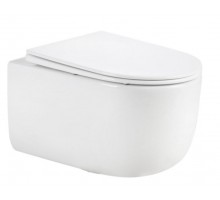 Унітаз підвісний Taurus Ultra Quiet 515×360×350 мм, White, з сидінням QTTAU26W49116 Qtap