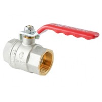 KOER Кран кульовий ГГВ Koer Extreme KE.214-20 - 3/4" FF ручка "важіль" червона (KR5745)