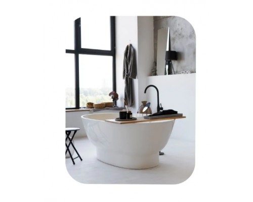 Дзеркало 700x900 настінне Zerix PRIME MRZ07-70x90-Reverse прямокутне із закругленими кутами (ZX5638)