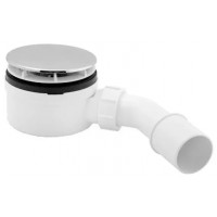 Сифон для піддона d90мм, h60мм, вихід 40/50, хром HC2730LCPN-PB (McALPINE)