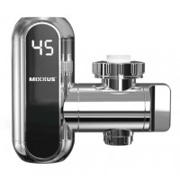 Водонагрівач 3,3 kW проточний, з індикатором температури, з кріпленням на вилив MIXXUS Electra 650-E CHROME (MI6509)