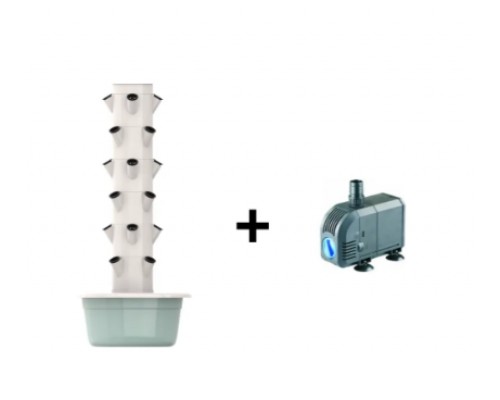 Гідропоніка вертикальна з насосом HTOW-P-7  (132см/28 кошика)