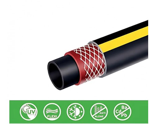 Шланг для поливу армований Plamix PRO PLH-02-50-3/4 3/4" 50м