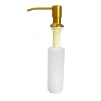 Дозатор для мийного засобу врізний Mixxus DIS-01.SUS Brushed Gold з SUS304 300 мл (кол.матове золото) (MI8224
