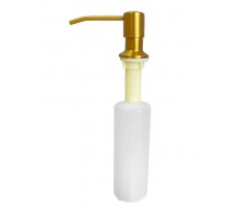 Дозатор для мийного засобу врізний Mixxus DIS-01.SUS Brushed Gold з SUS304 300 мл (кол.матове золото) (MI8224