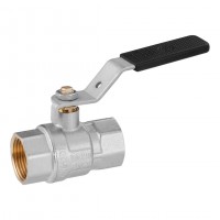 KRONER Кран кульовий Kroner 3/4" ВВ PN40 ручка, нікельований