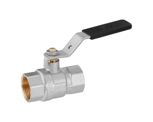 KRONER Кран кульовий Kroner 3/4" ВВ PN40 ручка, нікельований