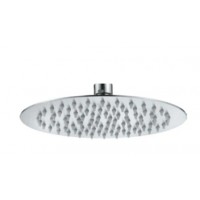Лійка для душу кругла стельова Zerix SH-003.SUS-20cm (нерж. сталь) (ZX5006)