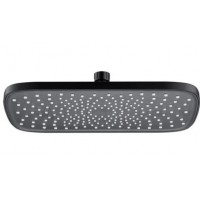 Лійка для душу стельова Mixxus SH-18-OH Black (300x200 мм) (LE2791)