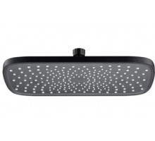 Лійка для душу стельова Mixxus SH-18-OH Black (300x200 мм) (LE2791)
