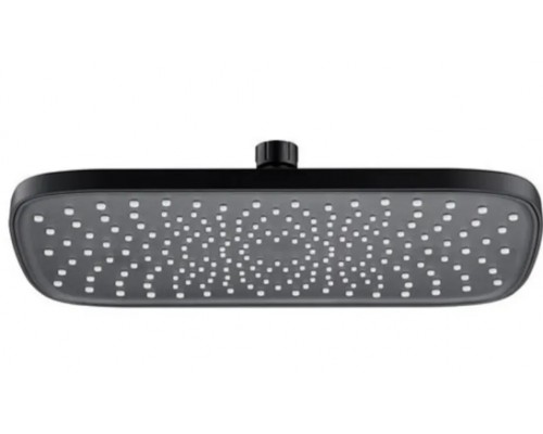 Лійка для душу стельова Mixxus SH-18-OH Black (300x200 мм) (LE2791)