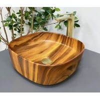 Умывальник (раковина) VBI AREZZO WOOD MATT накладной