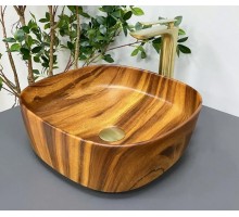 Умывальник (раковина) VBI AREZZO WOOD MATT накладной