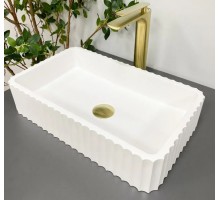 Умывальник (раковина) VBI FLORENTIA WHITE MATT накладной