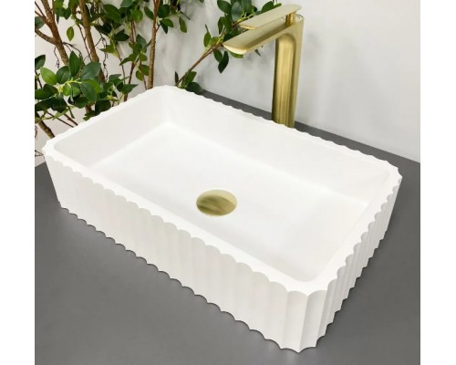 Умывальник (раковина) VBI FLORENTIA WHITE MATT накладной