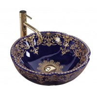 Умивальник (раковина) REA MARINA BLUE накладний (REA-U3300)