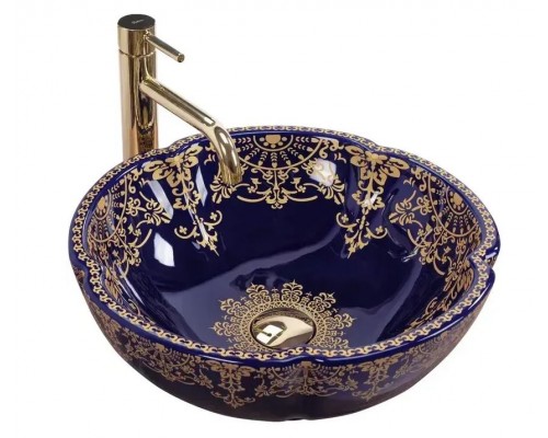 Умивальник (раковина) REA MARINA BLUE накладний (REA-U3300)