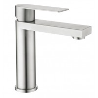 Змішувач для раковини низький Nexus 001F, Nickel (k35) LDNEX001FNKS49184 Lidz