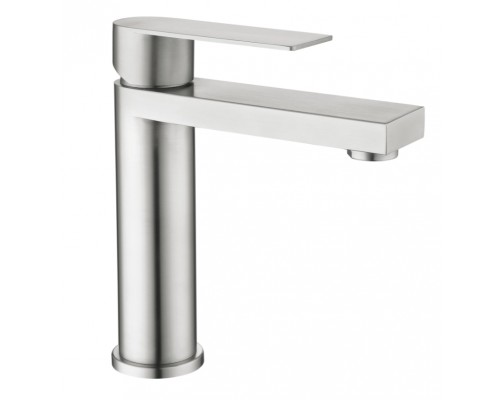 Змішувач для раковини низький Nexus 001F, Nickel (k35) LDNEX001FNKS49184 Lidz