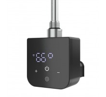 ONLYHEAT Тен для рушникосушки (26342) Pro Onlyheat Onyx Black 0,6 кВт 1/2" з /ПРИХ МОНТ/зємний тен