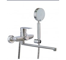 MIXXUS WEL-006 (EURO) Змішувач для ванни з нержавіючої сталі SUS304 (Колір нерж) (MI6227)