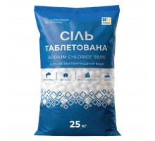 Сіль таблетована 25кг STANDART/PREMIUM UA