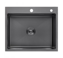 Кухонна мийка Kroner KRP Schwarze - 6050HM PVD (3.0/1.0 мм)