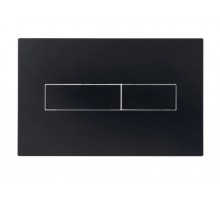 Клавіша змиву Standard 152x236x28 мм, Matt Black, лінійна QTSTD164BLM49473 Qtap