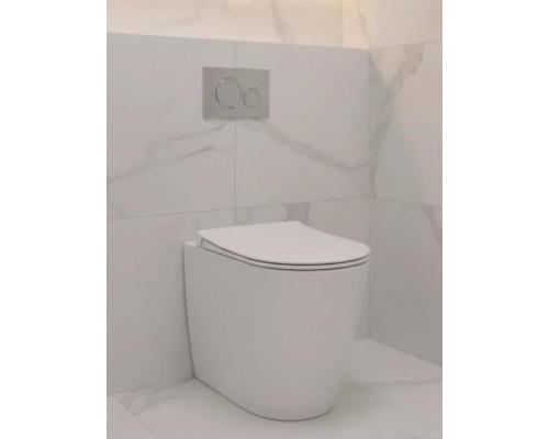 Унитаз напольный Devit Do It 4020520, безободковый с крышкой soft-close, белый глянец