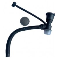 ZERIX SK-05-A 3 1/2"x40 DECOR GRAPHITE Сифон для кухонної мийки (колір графіт) (ZX6201)