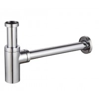 Champion SIPHON-02 1 1/4'' Сифон для раковини без випуску (під донний клапан) без ревізії (Колір хром) (CH0368)