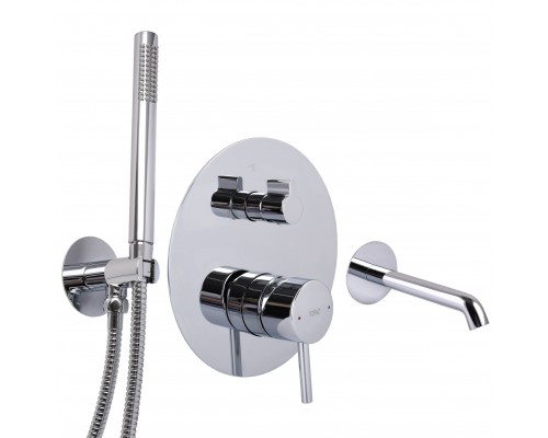 Змішувач для ванни вбудований TOPAZ LOFT TLF 32202-H39-C